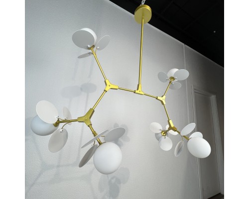 Люстра на штанге Light of MATISSE M L95 White ImperiumLoft