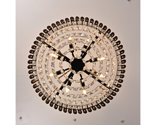Подвесная люстра Empire Black Chandelier Crystal D 70 ImperiumLoft