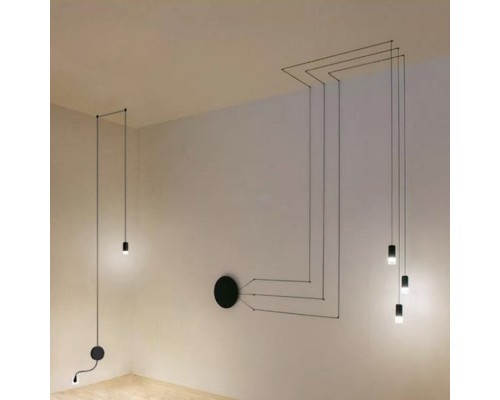 Подвесной светильник Via Wireflow polyhedral 0363 FreeForm Suspension lamp