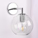 Бра RH Utilitaire Globe Shade Single Sconce Silver