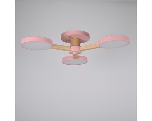 Потолочная люстра TURNA 3 Pink