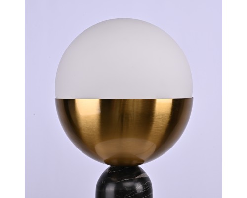 Настольная лампа Marble Globe Black ImperiumLoft
