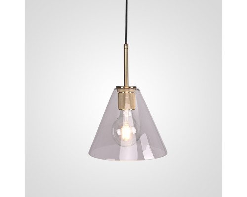 Подвесной светильник RH Utilitaire Funnel Pendant Brass ImperiumLoft