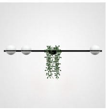 Бра PALMA Wall lamp 3 шара + 1 вазон горизонтальная ImperiumLoft