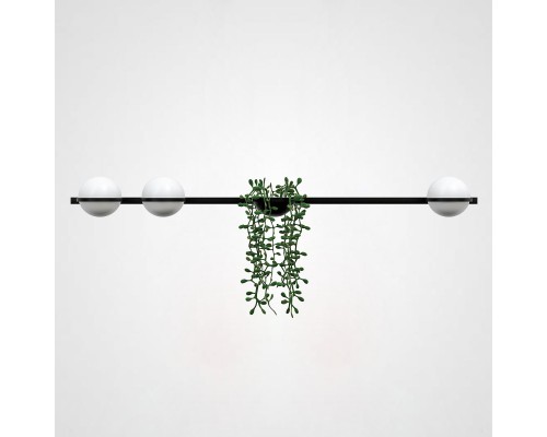 Бра PALMA Wall lamp 3 шара + 1 вазон горизонтальная
