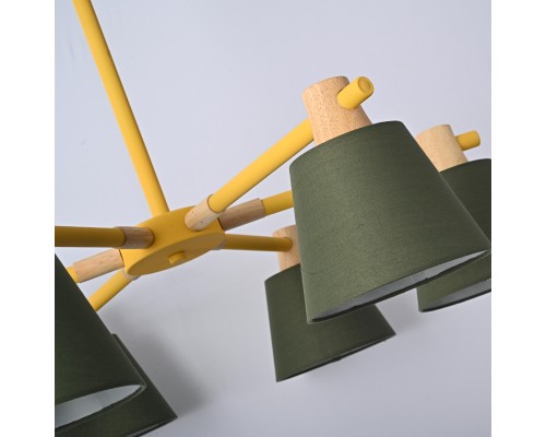 Люстра на штанге NATURA A GREEN 6