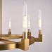Люстра на штанге CANELLE Round Chandelier 8 Modern Brass