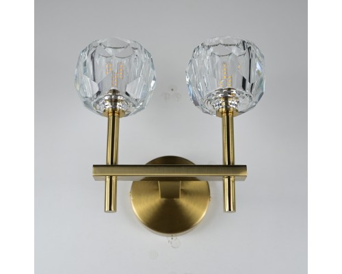 Бра Boule de Cristal Double Sconce Brass