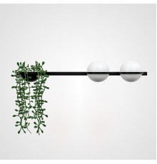 Бра PALMA Wall lamp 2 шара + 1 вазон горизонтальная ImperiumLoft