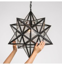 Люстра Black Star Clear Glass 50 см ImperiumLoft