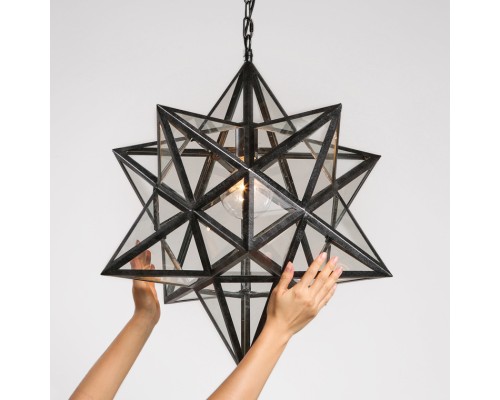 Люстра Black Star Clear Glass 50 см