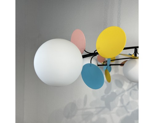 Потолочная люстра Light of MATISSE B D120 Black Multicolor ImperiumLoft