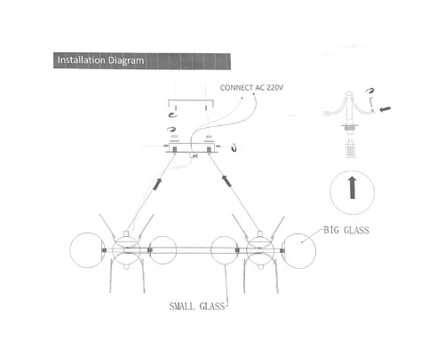 Подвесная люстра Light of MATISSE R D70
