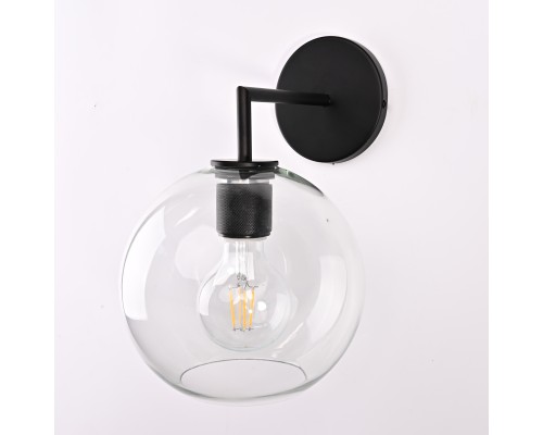 Бра RH Utilitaire Globe Shade Single Sconce Black