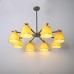 Люстра на штанге NATURA A YELLOW 8