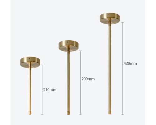 Люстра на штанге Cherry Bomb 16 balls Gold ImperiumLoft