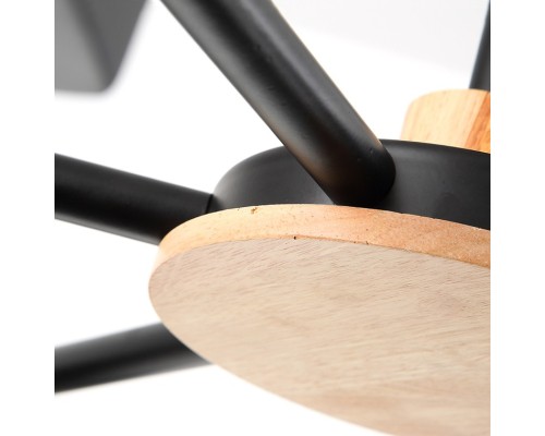 Люстра на штанге GEOMETRIC CH 5 черная