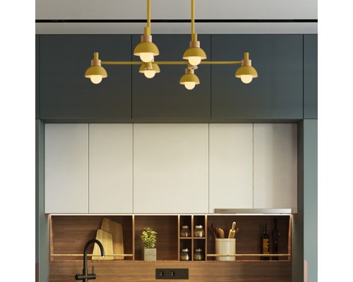 Подвесной реечный светильник FANTA LONG Yellow