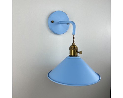 Бра с подвесным плафоном BRAID WALL Blue