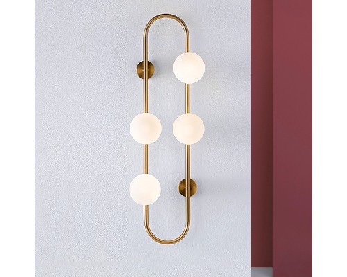 Настенное бра HOOP WALL H115 Gold ImperiumLoft