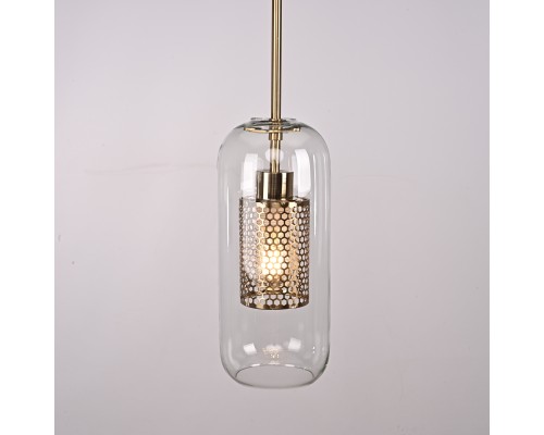 Подвесной светильник CATCH F cylinder brass D12