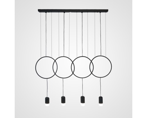 Подвесной светильник FORVET BLACK L4 ImperiumLoft