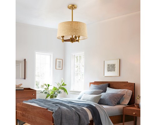 Люстра на штанге Jorgenson Beige