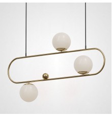 Подвесной реечный светильник HOOP L90 Bronze ImperiumLoft