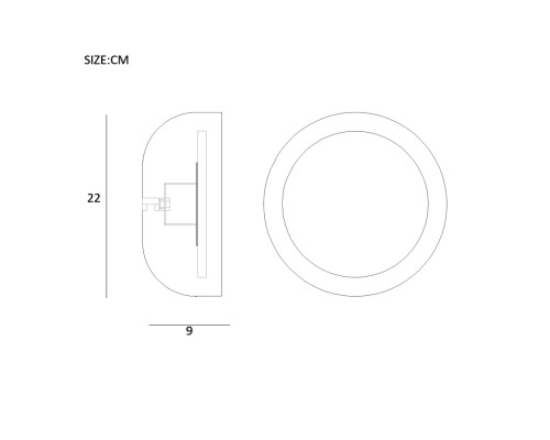 Бра LOKE D22 Red ImperiumLoft