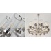 Подвесная люстра LIAISON TWO-TIER Chandelier 18 Silver ImperiumLoft