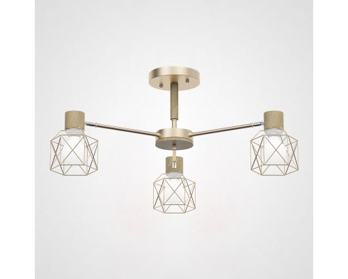 Потолочная люстра CORF B3 Champagne 3 lamps ImperiumLoft