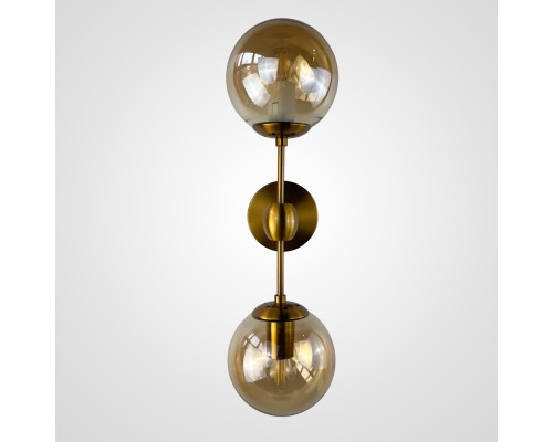 Бра Modo Sconce 2 Globes Gold