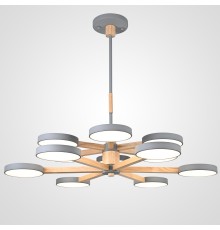 Люстра на штанге TURNA DBL L12 Gray ImperiumLoft