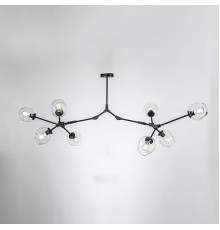 Люстра на штанге Адель Branching Bubble Chandelier L11 Black Amber ImperiumLoft