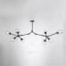 Люстра на штанге Адель Branching Bubble Chandelier L11 Black Amber ImperiumLoft