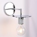 Бра RH Utilitaire Knurled Disk Shade Sconce Silver