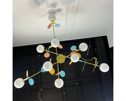 Потолочная люстра Light of MATISSE B D120 Gold Multicolor ImperiumLoft