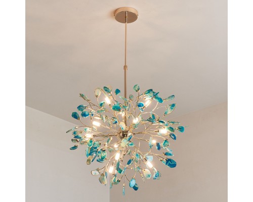 Люстра на штанге AGATE 8 L18 Multicolor ImperiumLoft