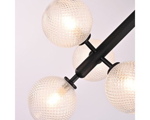 Подвесной светильник RAFFIN 4 Transparent Black