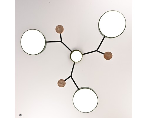 Люстра на штанге MEADE 4 lamps Green ImperiumLoft