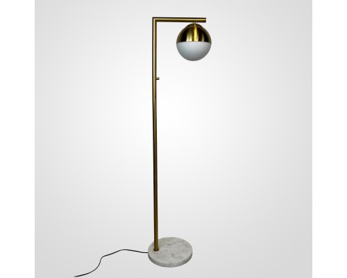 Торшер Geneva Single Glass Globe Floor Lamp