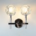 Бра  Boule de Cristal Double Sconce Chrome ImperiumLoft