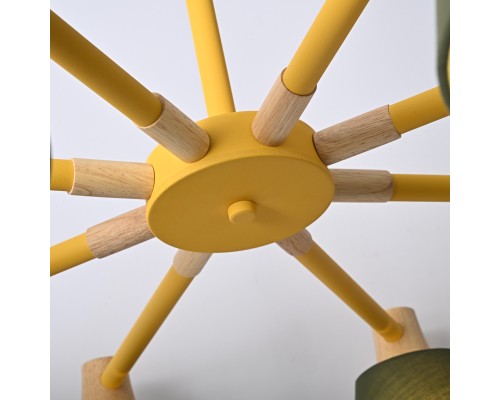 Люстра на штанге NATURA A GREEN 8