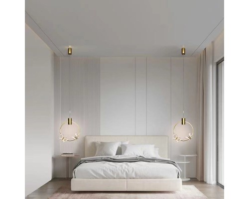 Подвесной светильник BABETTA RING 2 brass 4000К