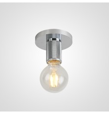Потолочный светильник RH Utilitaire Socket Flushmount Silver ImperiumLoft