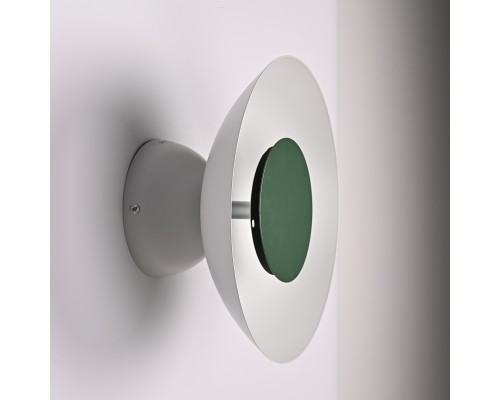 Бра TWIRL SUNSET D25 White/Green ImperiumLoft