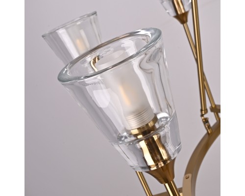 Люстра на штанге TORCHE DE VERRE Round Chandelier 8