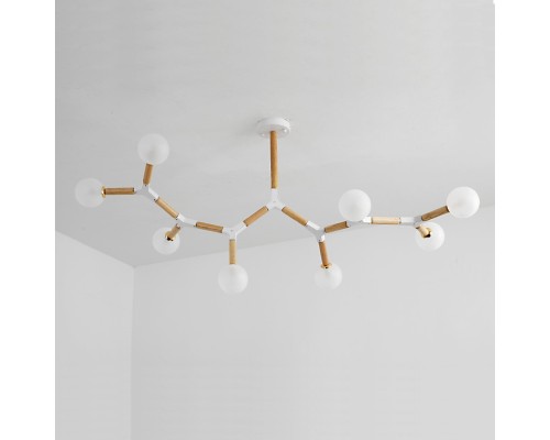 Люстра на штанге FORMULA 3 lamps ImperiumLoft