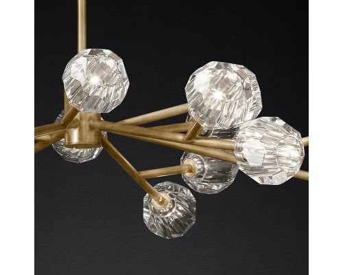Люстра на штанге Boule De Cristal Round Chandelier 18