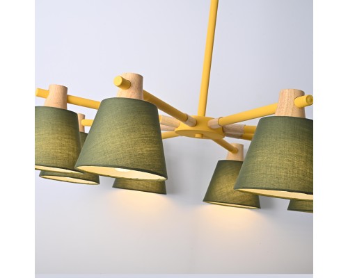 Люстра на штанге NATURA A GREEN 8